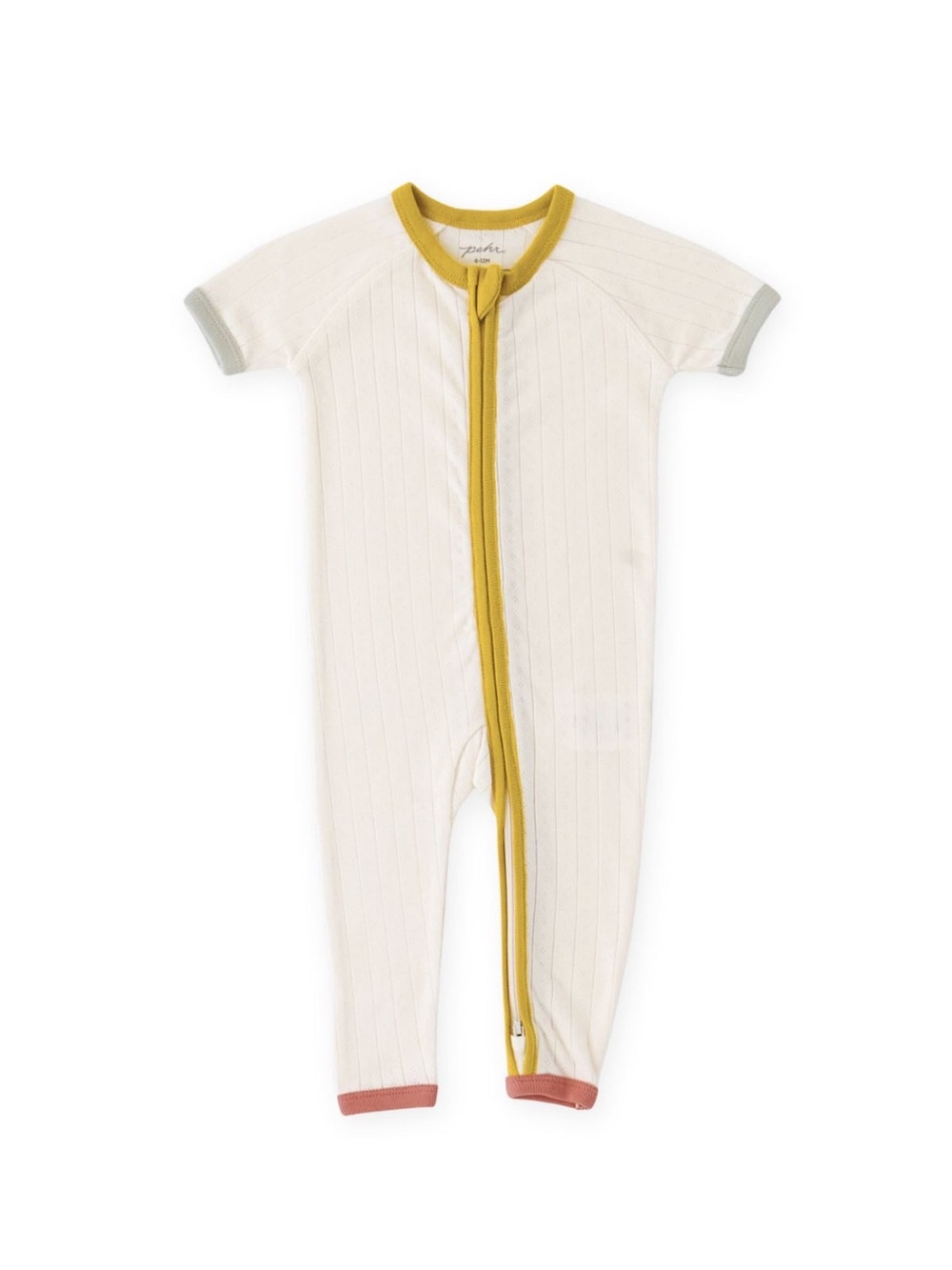 Pehr Baby Pointelle Short Sleeve Sleeper